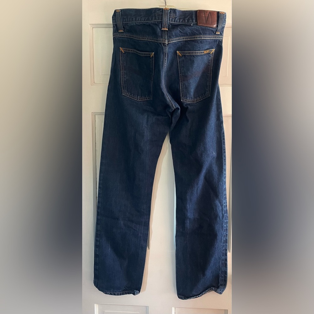 Nudie Men’s Straight Alf Denim Jean size 33x34, like new